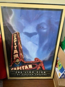 DER KÖNIG DER LÖWEN IN EL CAPITAN POSTER LITHOGRAPHIE VON JOHN ALVIN - Signiert /100 - Bild 1 von 3