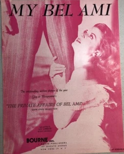 1946 MY BEL AMI Vintage Sheet Music ANGELA LANSBURY Private Affairs, by Lawrence - Picture 1 of 2