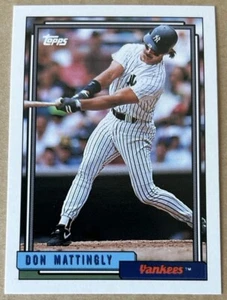 DON MATTINGLY 1992 TOPPS Card #300 NM-MT Condition - Picture 1 of 2