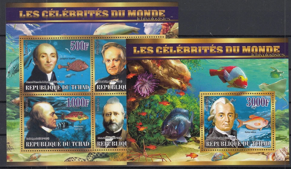PK23344/CHAD - PECES - SELECCIÓN DE BLOQUES MNH 2015 COMO NUEVO Foto 1 de 1