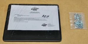 Harley Motorrad universal Kennzeichenplatte License Plate Alu schwarz - Picture 1 of 4