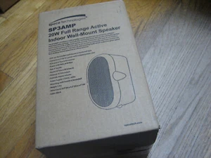 SPECO; SP3AMP, 20 Watt Full Range Aktiver Innenbereich Wandhalterung Lautsprecher mit 110 Volt AC - Bild 1 von 5
