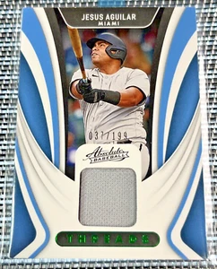 2022 Panini Absolute Baseball Jesus Aguilar Threads TR-JA /199 - Picture 1 of 3