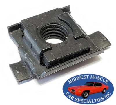 Ford 5/16-24 Carrocería Guardabarros Maletero Cubierta Tapa Radiador Soporte Tuerca Jaula Cuadrada 1 pieza TS Foto 1 de 4