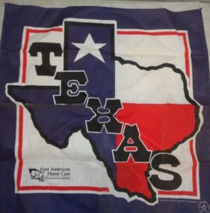 VINTAGE FIRST AMERICAN TEXAS COTTON BLEND HANDKERCHIEF ## - Picture 1 of 1