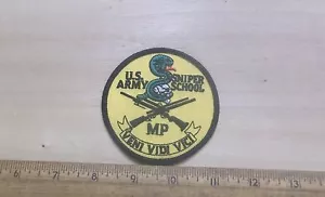 U.S. Army - Patch ricamata scuola cecchino - Foto 1 di 4