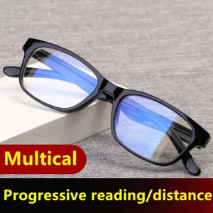 TR90 Full-Rim Smart Zoom Lesebrille Multifokus Progressiv für Fern/Nah - Bild 1 von 8