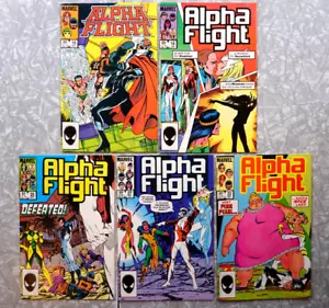 Alpha Flight Comic Book Lot 1984 HIGH GRADE! 5 Issues - Picture 1 of 20