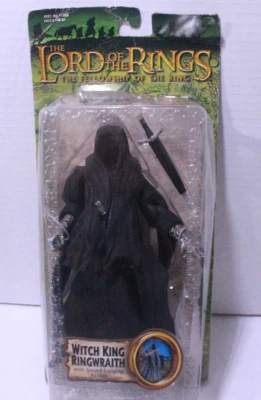 El Señor de los Anillos: La Comunidad del Anillo Rey Brujo Espectro del Anillo Nuevo Toy Biz 2003 Foto 1 de 4