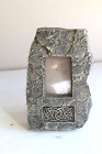 Fancy Frames Y2K Celtic Knot Stone Cast Resin Picture Frame for 2.5 X 3 Photo