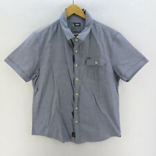 Mossimo Shirt Mens Adults Size XL Grey Short Sleeve Button Up Casual