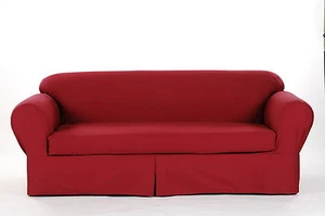 Cotton Slipcover Brushed Twill 2-piece Cushion Couch Sofa Loveseat Chair - Picture 1 of 13
