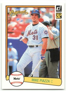 2002 DONRUSS ORIGINALS MIKE PIAZZA NEW YORK METS #102