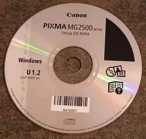 Canon Pixma MG2500 Setup CD-ROM - PC CD - disc only - Zdjęcie 1 z 1