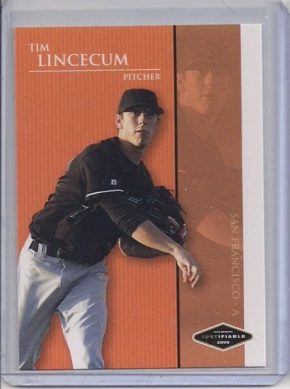 2006 Just Minors Justifiable Tim Lincecum RC - Image 1 of 1