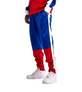 Neu Polo Ralph Lauren Herren Größe Medium Colorblock Trainingshose rot blau neu mit Etikett - Bild 1 von 10