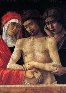 Pieta [3] by Giovanni Bellini Giclee Fine Art Print Reproduction on Canvas - Picture 1 of 1