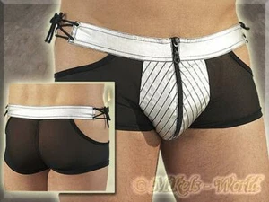 sous-Vêtements - Vernis à Lacets Pantalon / Shorts Argent-Noir - Picture 1 of 2