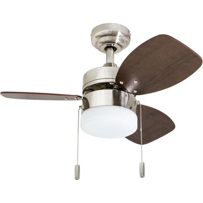 Honeywell Ocean Breeze 30 Inch Indoor Ceiling Fan with Light, Brushed Nickel - Image 1 of 4
