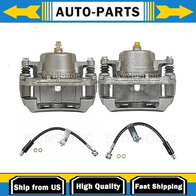 Pinzas de freno de disco delanteras + línea de freno delantera para Chevrolet Malibu 3,5 L 2,2 L_ Foto 1 de 4