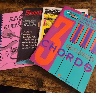 批量老式音乐教学和歌曲集 - 吉他、唱歌、乐谱 — 第 1/4 张图片