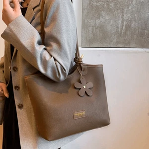 Retro Women's Shoulder Bag PU Leather Single-shoulder Bag Spring Summer - Picture 1 of 15