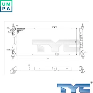 RADIATOR ENGINE COOLING 725-0019-R FOR OPEL CORSA/B/Hatchback/Van ASTRA COMBO - Picture 1 of 8