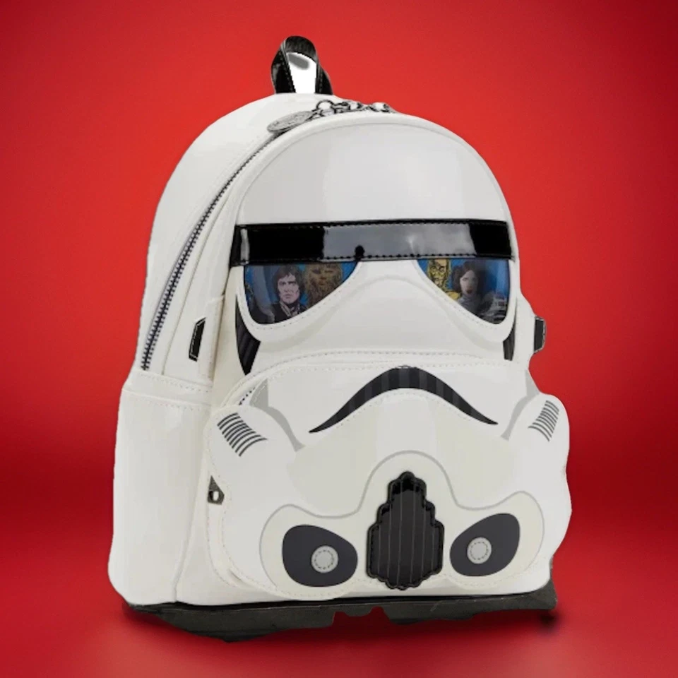 Loungefly STAR WAR Stormtrooper Lenticular Cosplay Mini Backpack( STBK0285)