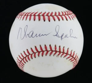 Warren Spahn Signed Baseball Autograph Auto PSA/DNA AO44241 Braves - Picture 1 of 2