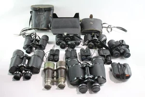 Assorted Vintage Binoculars of Various Brands and Magnifications Job Lot - Picture 1 of 9