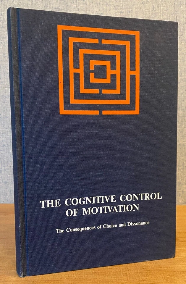COGNITIVE CONTROL OF MOTIVATION ed. by Philip G. Zimbardo 1969 Sales Psychology - Image 1 of 4