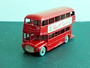 MOKO LESNEY MATCHBOX No. 5c ~ LONDON BUS - 'PLAYERS PLEASE' DECAL - EXCELLENT - Picture 1 of 9