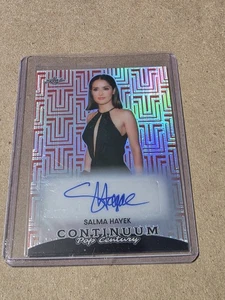 Salma Hayek Auto 2023 Leaf Pop Century Continuum 3/49 Red Autograph - Picture 1 of 2