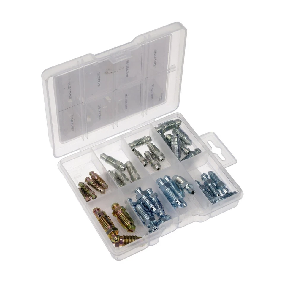 Juego de tornillos de purga de freno para Saturn SC1/SC2 1993-2002 | Acero | Transmisión de cabeza hexagonal Foto 1 de 4