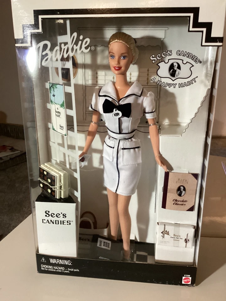 Muñeca Barbie See's Candies 1999 vendedor Mattel - nueva en caja - artículo #27289 Foto 1 de 1