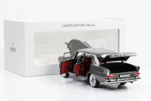 1:18 Mercedes-Benz 190 D W110 Heckflosse 1964 grau Norev limited - Picture 1 of 6