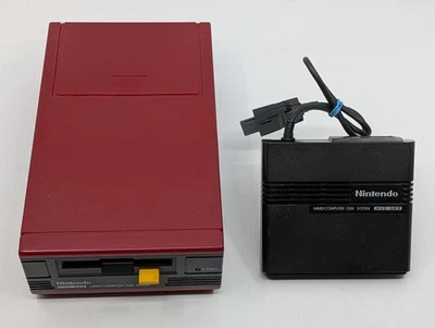 Nintendo Famicom Disk System HVC-022 + RAM Adapter Tested  New Belt - Image 1 of 4