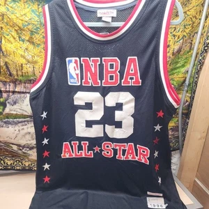 Vontage Mitchell And Ness Michael Jordan 1996 Hardwood Classics All-Star Black - Picture 1 of 15