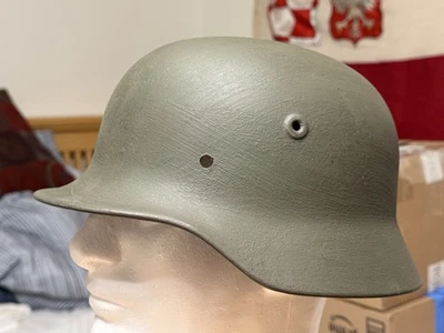 Original Ww2 German M40 Helmet Shell Size 64 - Image 1 of 4