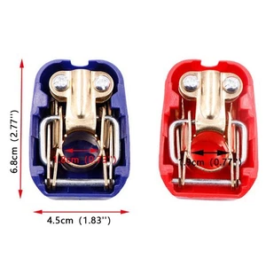 2Pcs 12V Car Quick Release Battery Disconnect Terminals Clamps Connectors Pa.lb - Picture 1 of 9