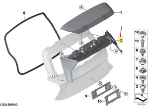 MINI COOPER J01 Rear Lower Section Spoiler 51625A74A29 NEW GENUINE - Picture 1 of 2