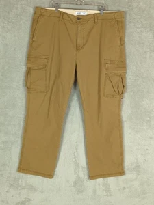Old Navy Lived In Straight Brown Cargo Pants 44x30  Built in Flex - Picture 1 of 12