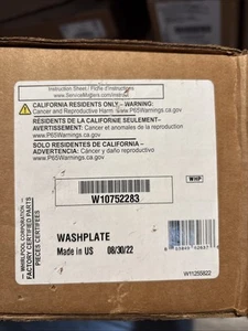 W10752283 OEM Whirlpool Top Load Washer Washplate replaces W10609476 W10834890 - Picture 1 of 3