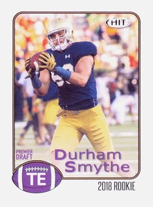 2018 SAGE HIT #97 Durham Smythe Notre Dame Fighting Irish - Picture 1 of 2