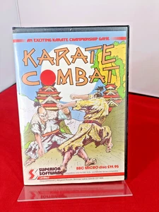 Karate Combat  SS 40/80T 5.25" Floppy Disc Superior Software for Acorn BBC Micro - Picture 1 of 4