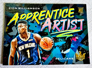 2019-20 Panini Court Kings Apprentice Artist Rookie #9 Zion Williamson - Pelican