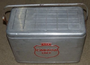 Vintage Canada Trocken Metall Aluminium Kühlbox, Eistruhe - Bild 1 von 10