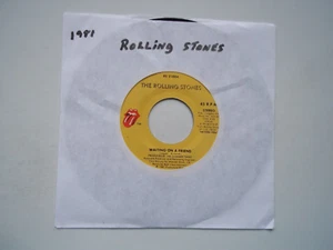 THE ROLLING STONES - Waiting On A Friend / Little T & A - 45 RPM 7" Record 1981 - Picture 1 of 6