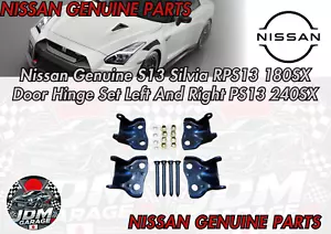 Nissan Genuine S13 Silvia RPS13 180SX Door Hinge Set Left And Right PS13 240SX - Picture 1 of 5