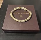 Monica Vinader Beige Gold Rio Friendship Bracelet 